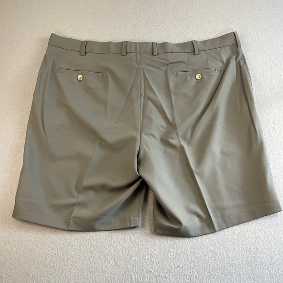 Peter Millar Crown Sport Golf Shorts Size 44 Olive Green Performance - Picture 5 of 6